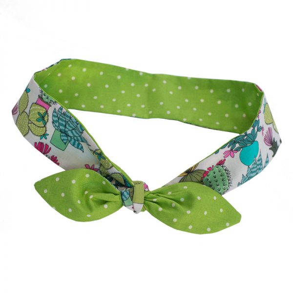 Furbulicious Match Your Pet Set: Bandana and Scarf Cactus Garden Green